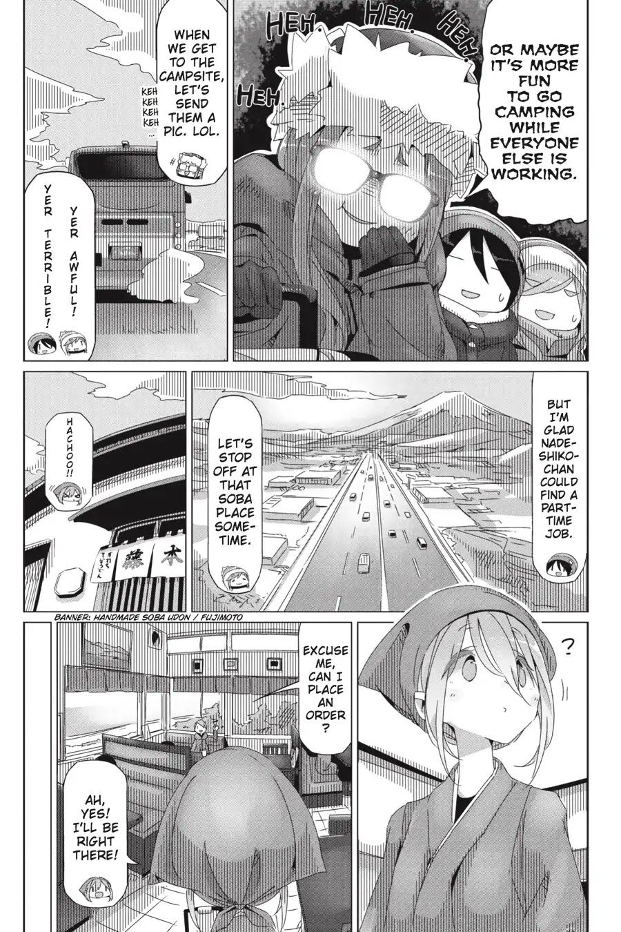 Yurucamp Chapter 31 page 8 - Chapter 31: Caribou-kun and the Camp Chairs