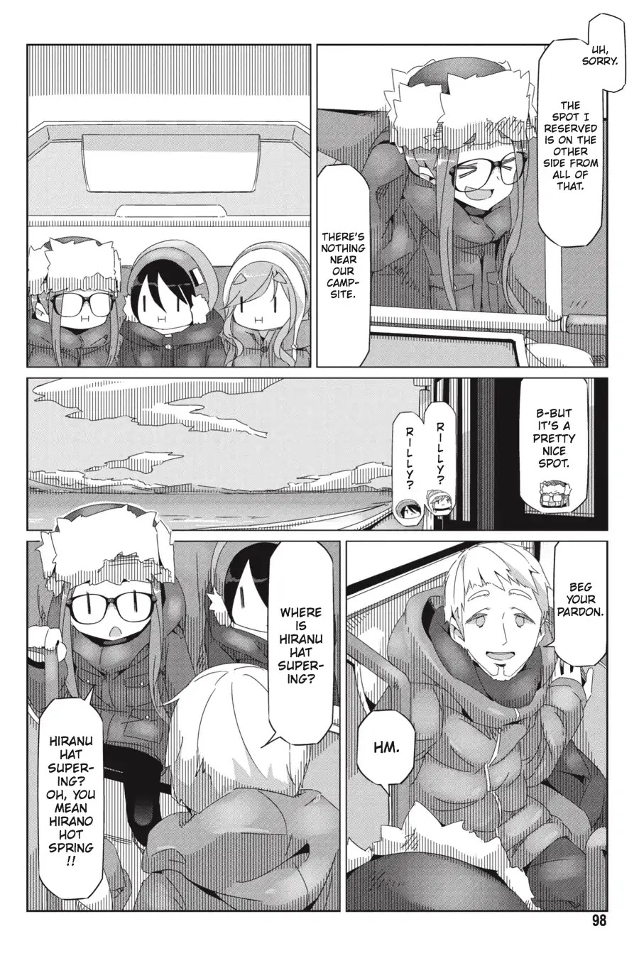 Yurucamp Chapter 32 page 18 - Chapter 32: Snow Country Hot Pot and Lake Yamanaka