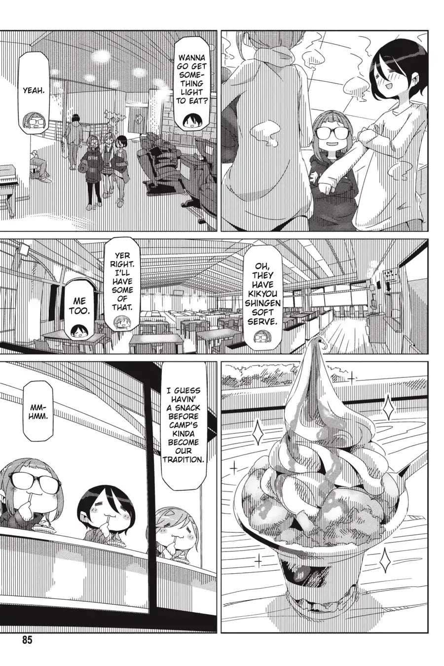 Yurucamp Chapter 32 page 5 - Chapter 32: Snow Country Hot Pot and Lake Yamanaka