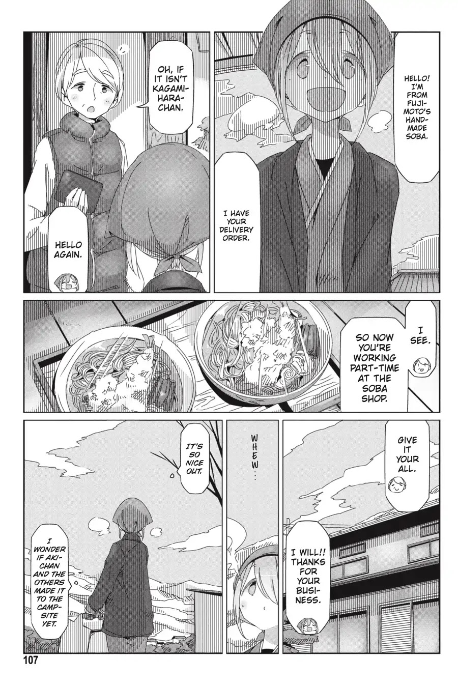 Yurucamp Chapter 33 page 1 - Chapter 33: Winter at Oomana Misaki