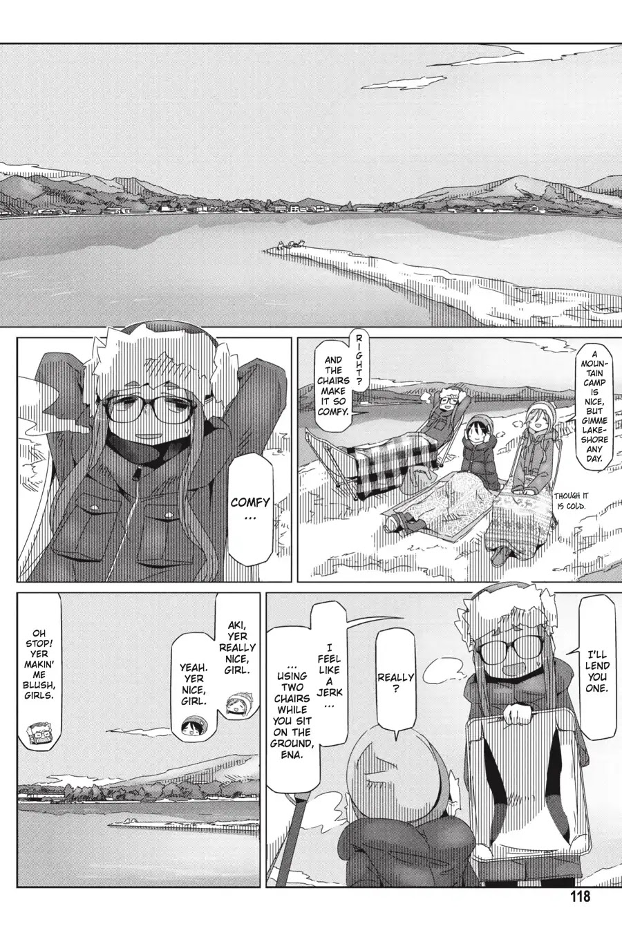 Yurucamp Chapter 33 page 12 - Chapter 33: Winter at Oomana Misaki