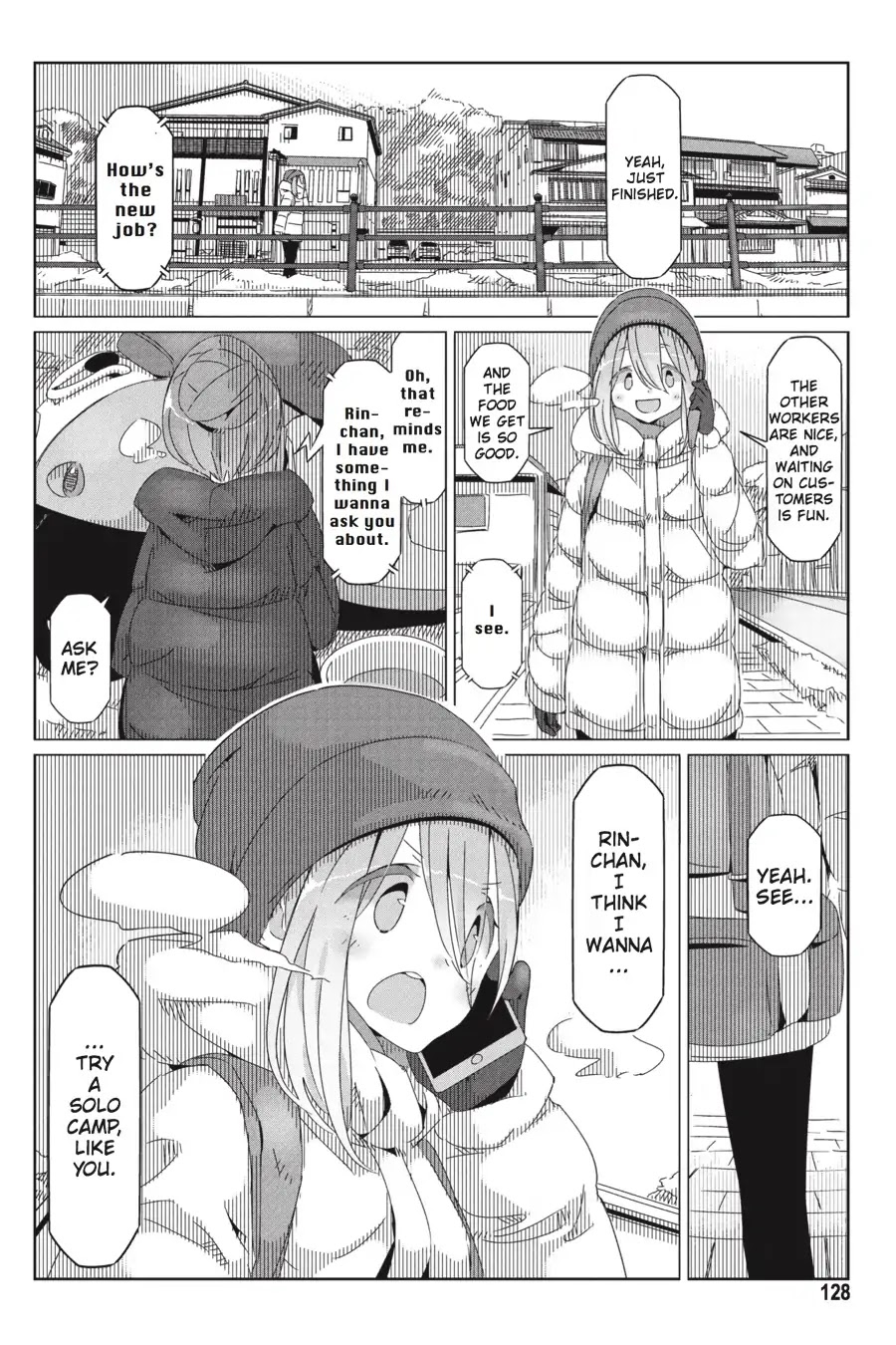 Yurucamp Chapter 33 page 22 - Chapter 33: Winter at Oomana Misaki