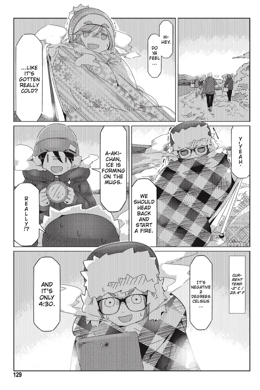 Yurucamp Chapter 33 page 23 - Chapter 33: Winter at Oomana Misaki