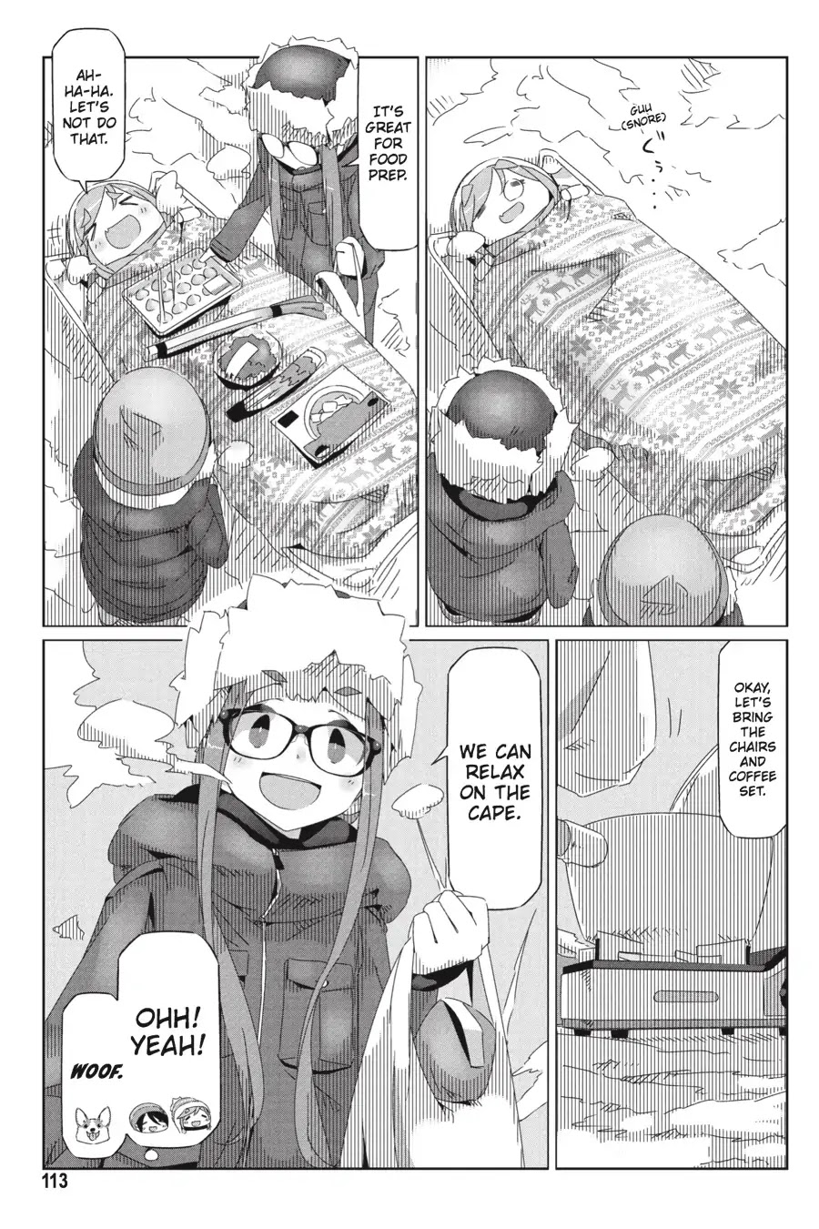 Yurucamp Chapter 33 page 7 - Chapter 33: Winter at Oomana Misaki