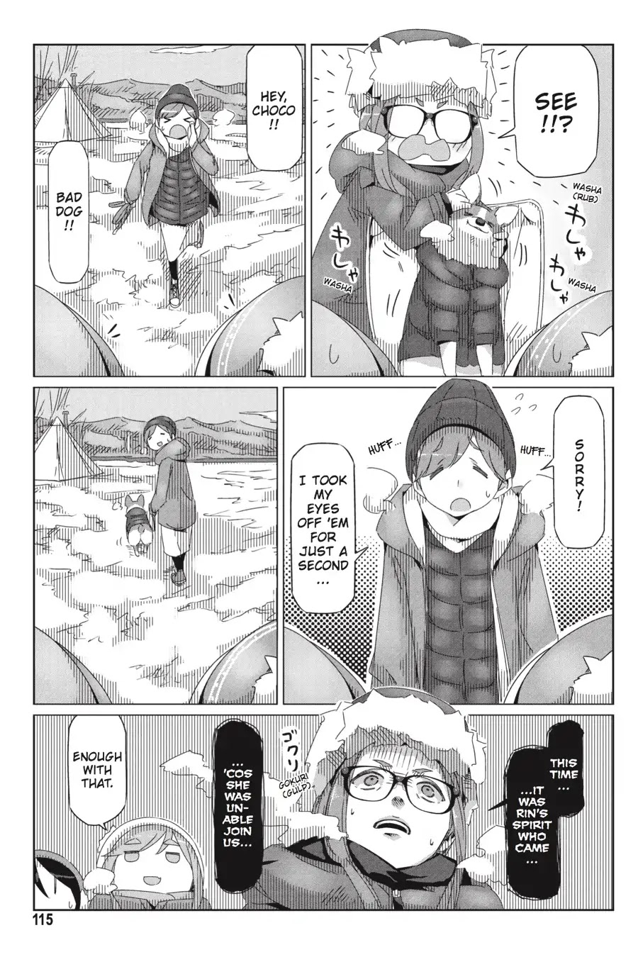 Yurucamp Chapter 33 page 9 - Chapter 33: Winter at Oomana Misaki