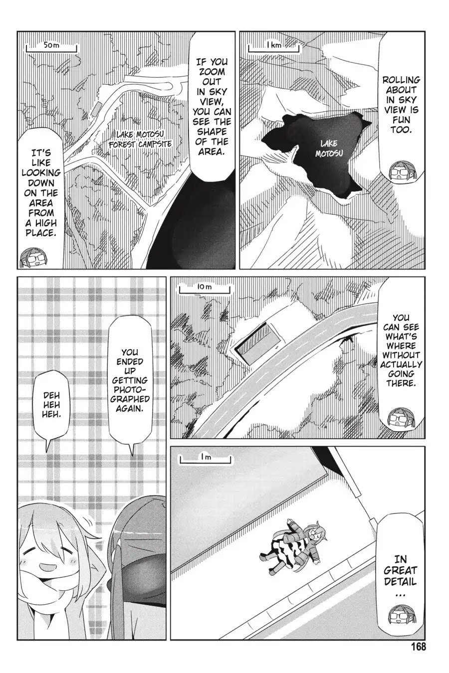 Yurucamp Chapter 34.5 page 10 - Vol.6 Side Stories: Room Camp