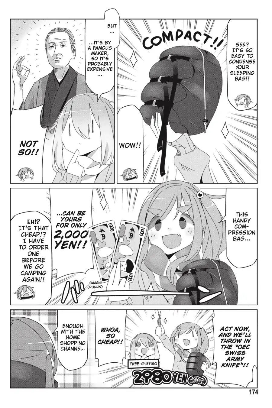 Yurucamp Chapter 34.5 page 16 - Vol.6 Side Stories: Room Camp