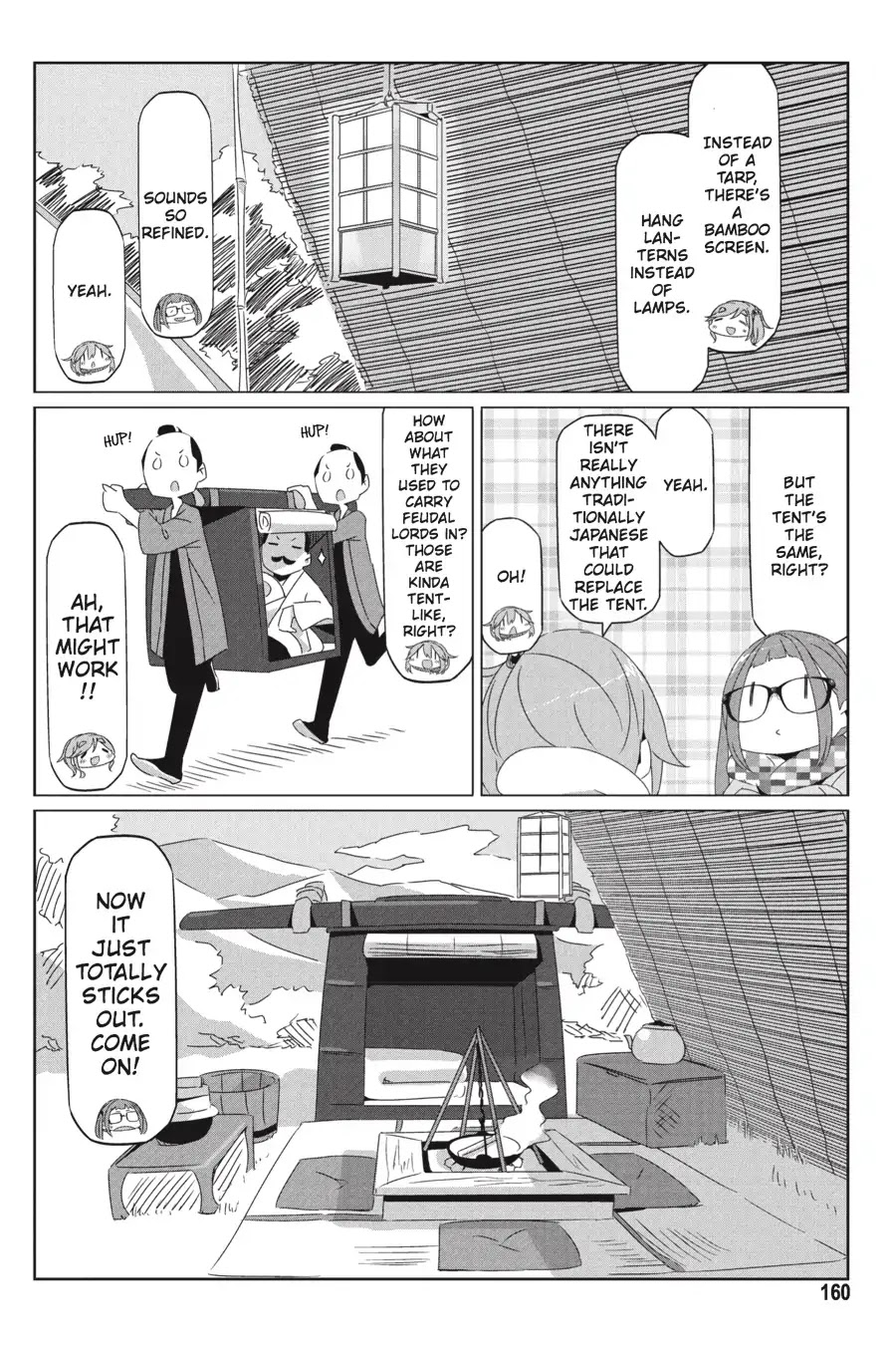 Yurucamp Chapter 34.5 page 2 - Vol.6 Side Stories: Room Camp