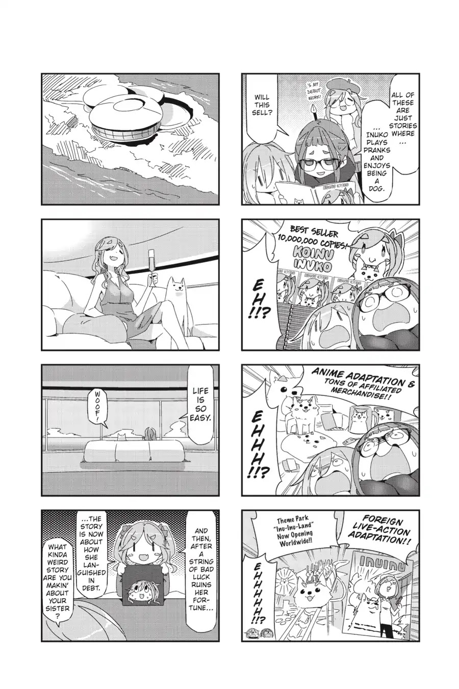 Yurucamp Chapter 34.5 page 21 - Vol.6 Side Stories: Room Camp