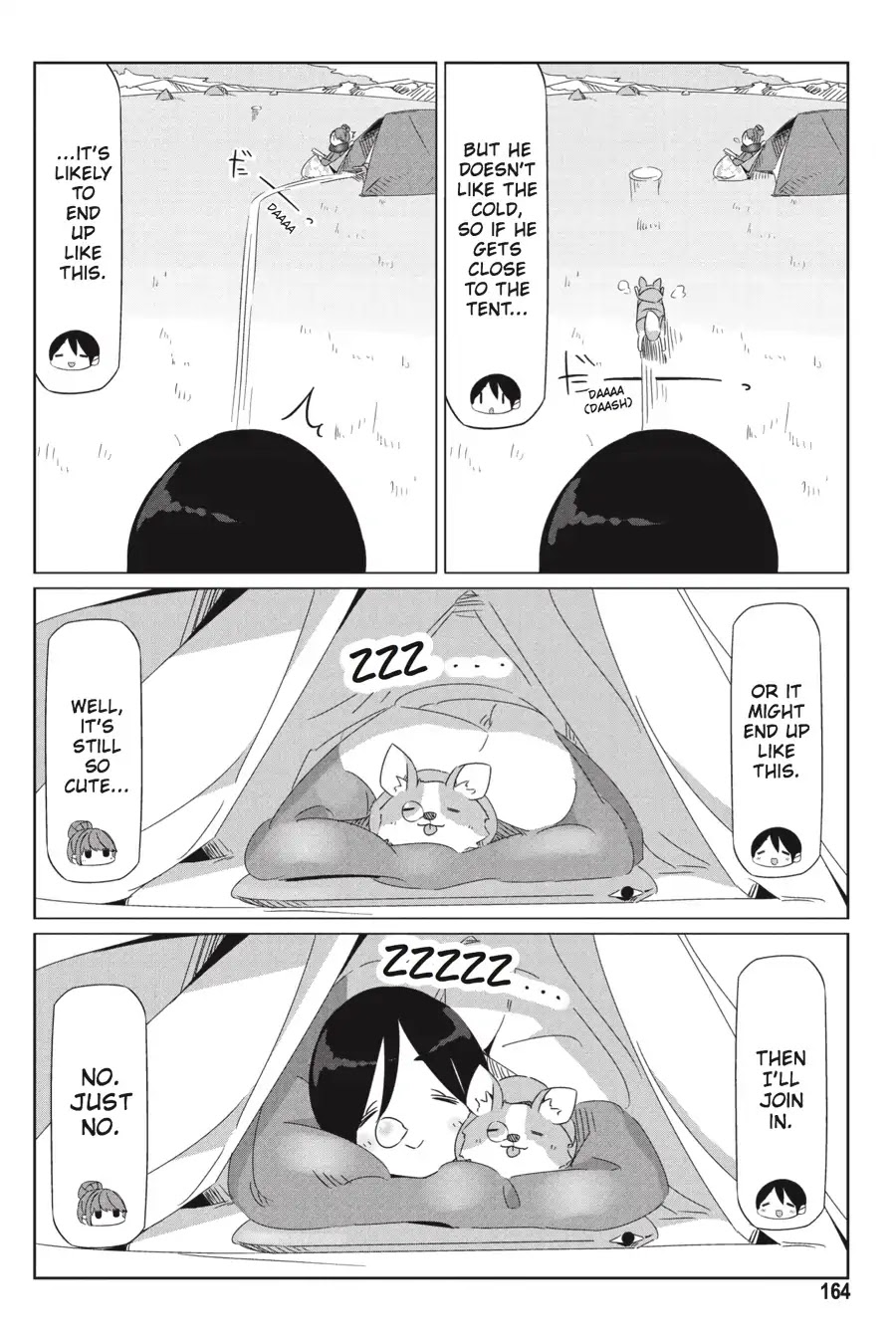 Yurucamp Chapter 34.5 page 6 - Vol.6 Side Stories: Room Camp