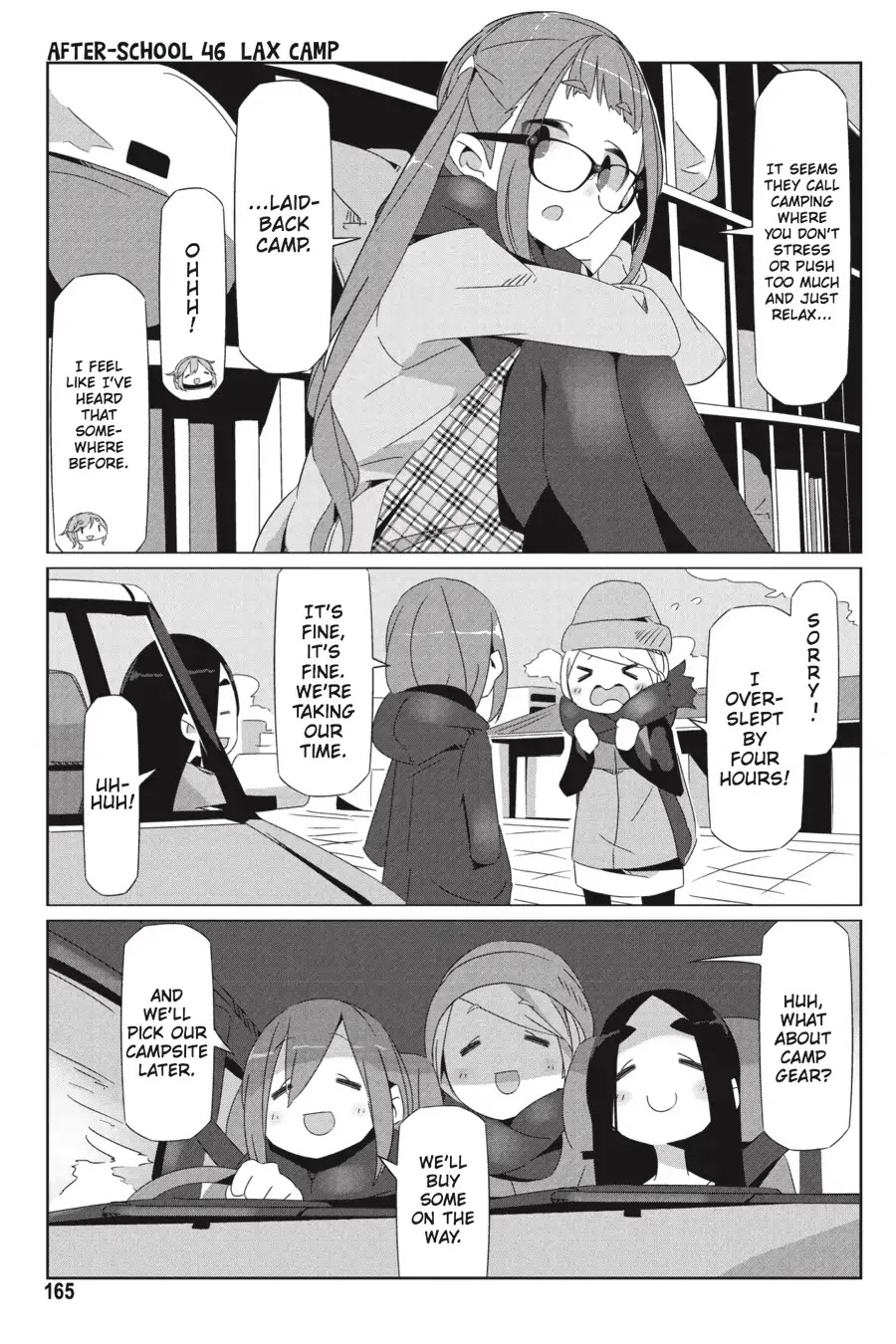 Yurucamp Chapter 34.5 page 7 - Vol.6 Side Stories: Room Camp