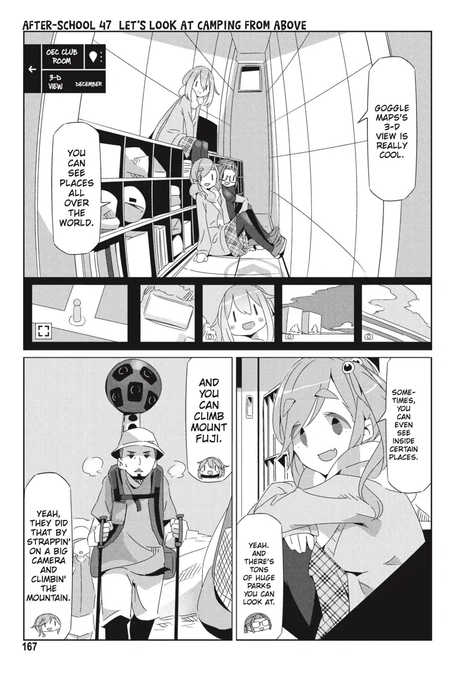 Yurucamp Chapter 34.5 page 9 - Vol.6 Side Stories: Room Camp