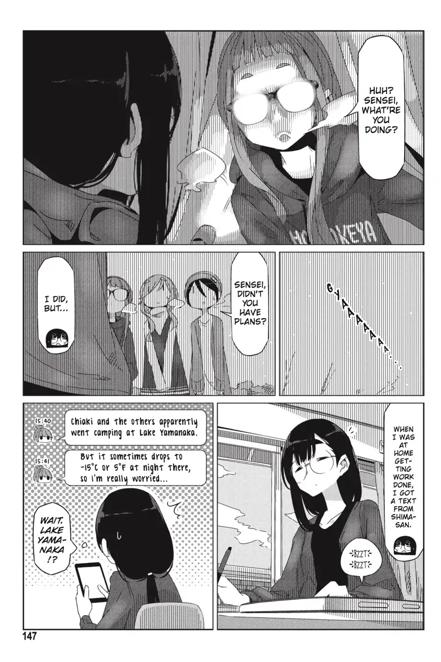 Yurucamp Chapter 34 page 15 - Chapter 34: Gather Round the Stove