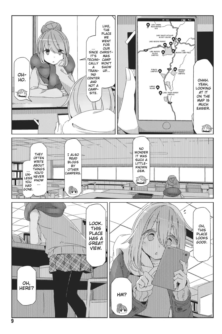 Yurucamp Chapter 35 page 10 - Chapter 35: Nadeshiko's Solo-Camping Plan