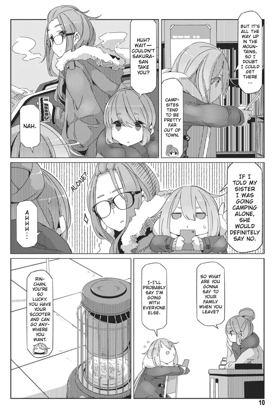 Yurucamp Chapter 35 page 11 - Chapter 35: Nadeshiko's Solo-Camping Plan