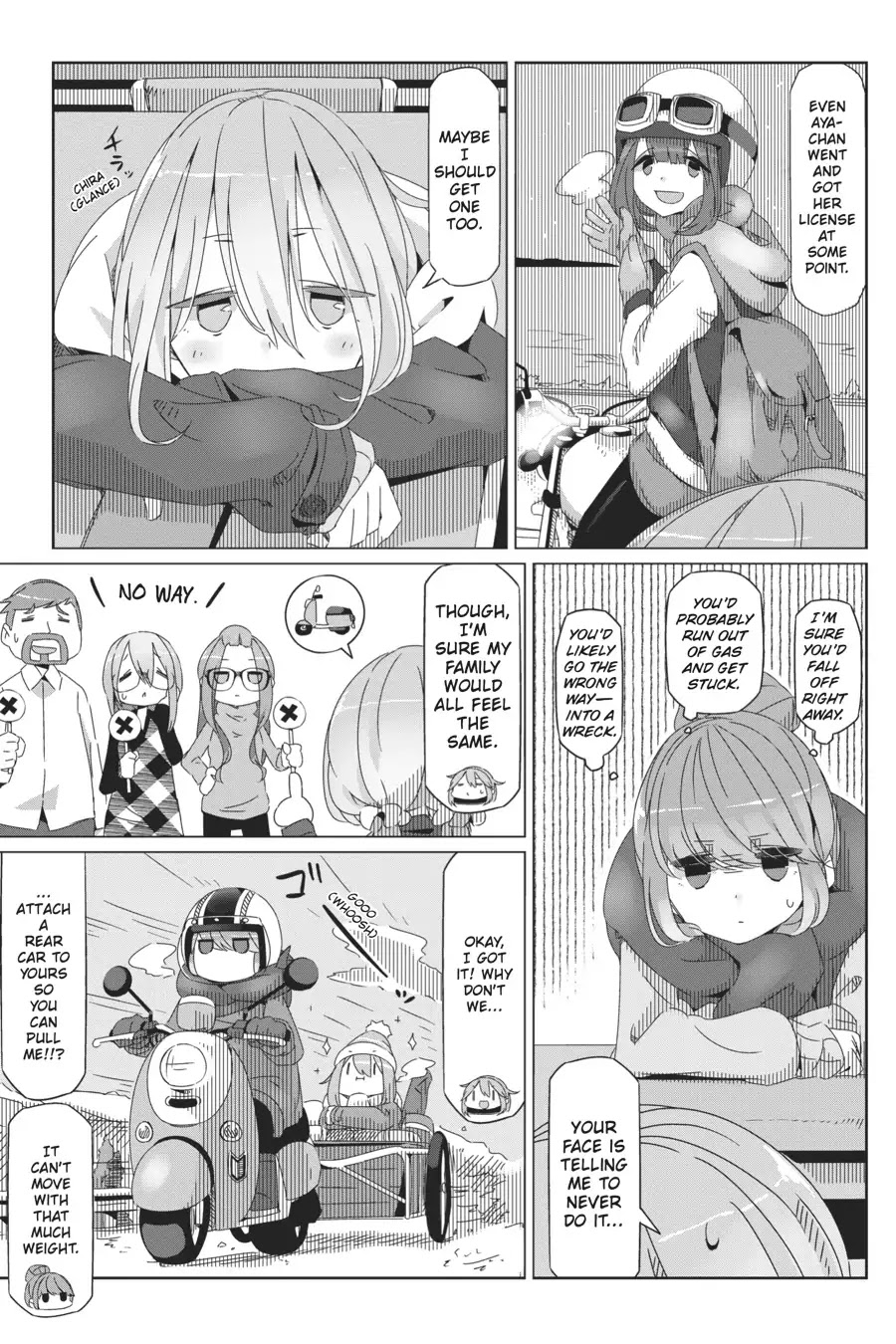 Yurucamp Chapter 35 page 12 - Chapter 35: Nadeshiko's Solo-Camping Plan