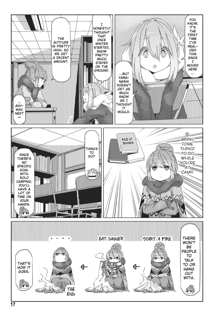 Yurucamp Chapter 35 page 18 - Chapter 35: Nadeshiko's Solo-Camping Plan