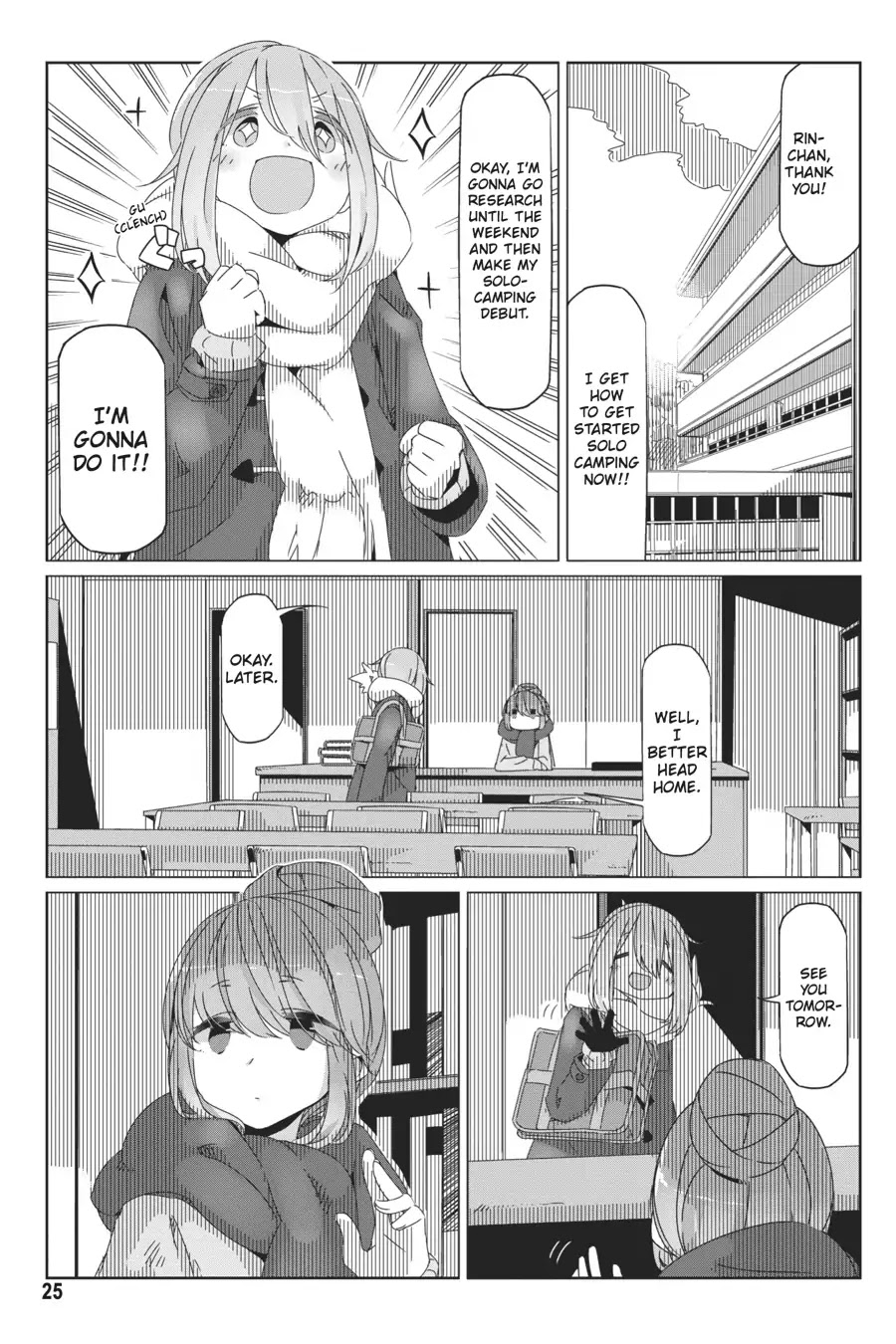 Yurucamp Chapter 35 page 26 - Chapter 35: Nadeshiko's Solo-Camping Plan