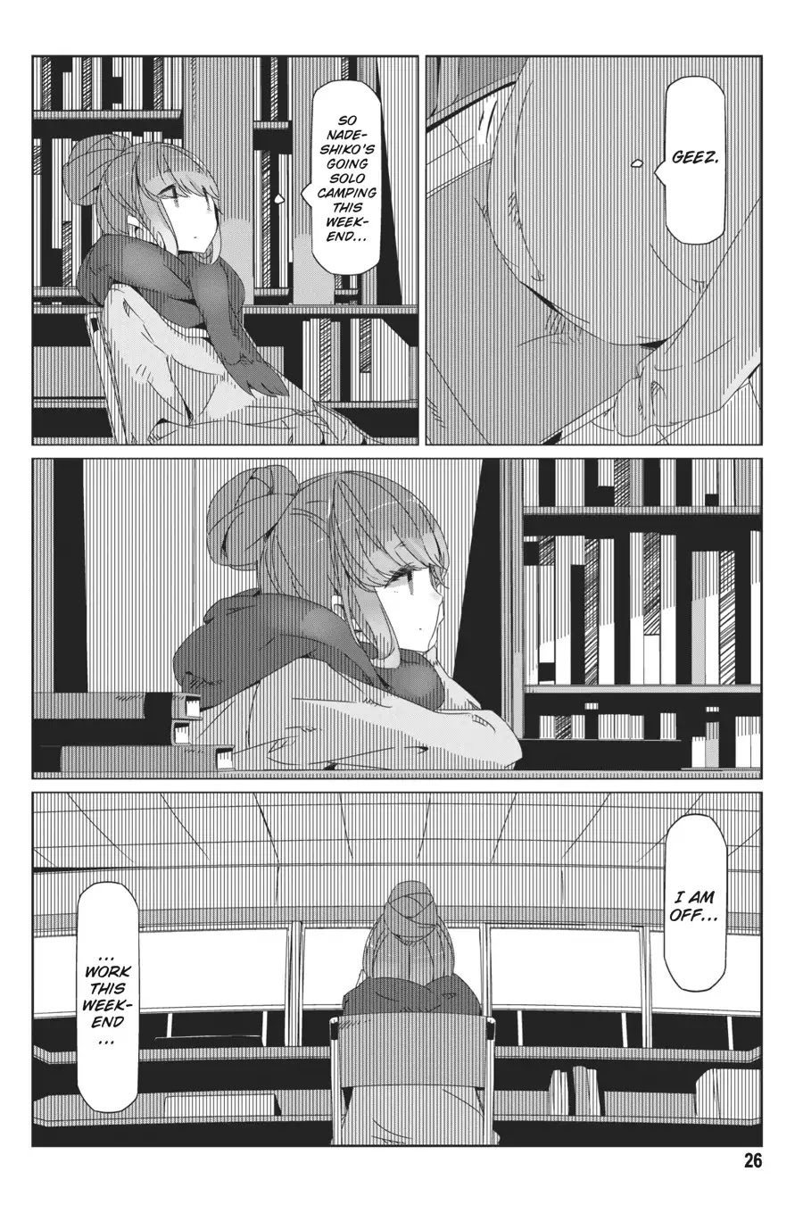 Yurucamp Chapter 35 page 27 - Chapter 35: Nadeshiko's Solo-Camping Plan
