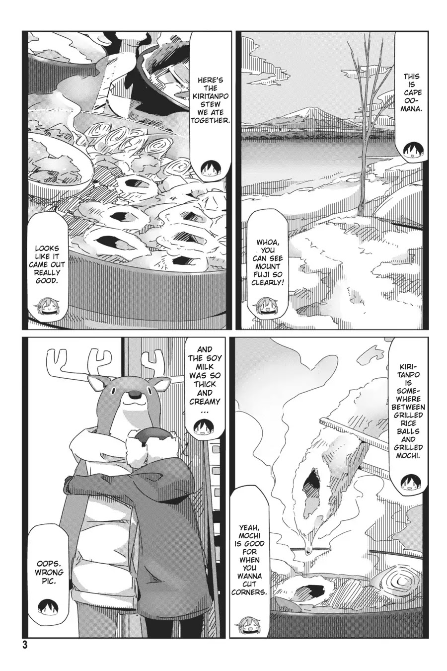 Yurucamp Chapter 35 page 4 - Chapter 35: Nadeshiko's Solo-Camping Plan