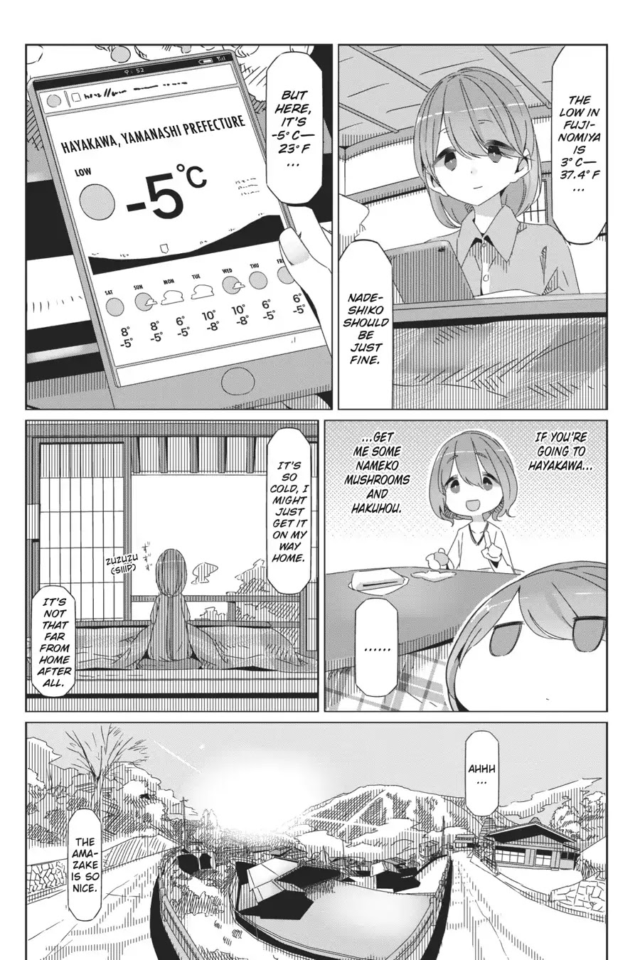 Yurucamp Chapter 36 page 10 - Chapter 36: Nadeshiko's Walk and Shimarin's Walk