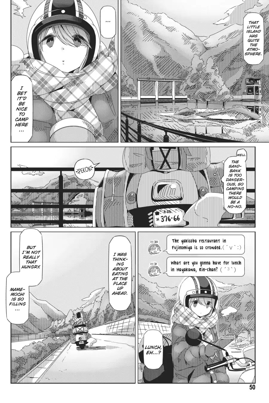 Yurucamp Chapter 36 page 22 - Chapter 36: Nadeshiko's Walk and Shimarin's Walk