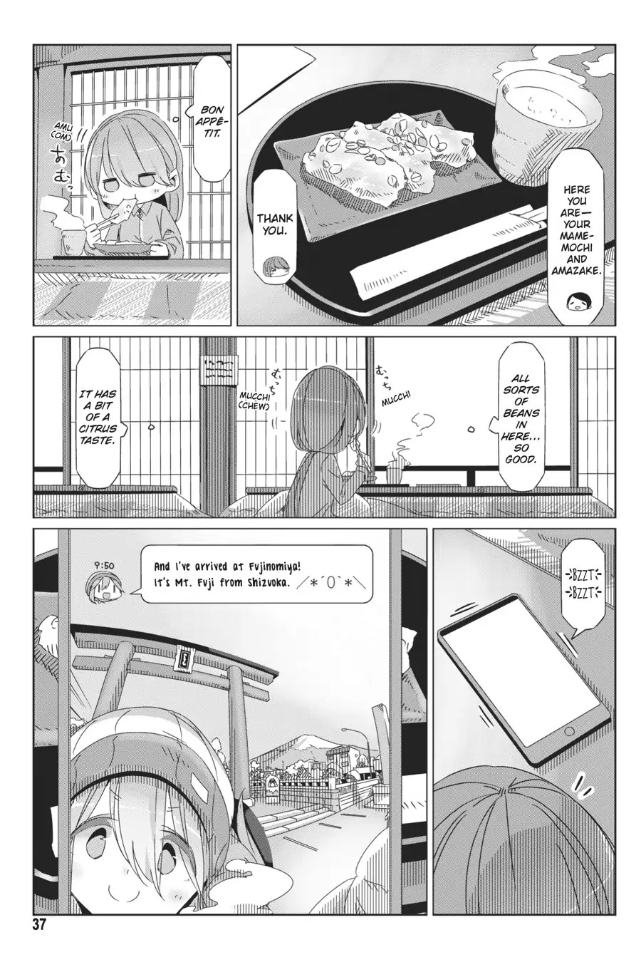 Yurucamp Chapter 36 page 9 - Chapter 36: Nadeshiko's Walk and Shimarin's Walk