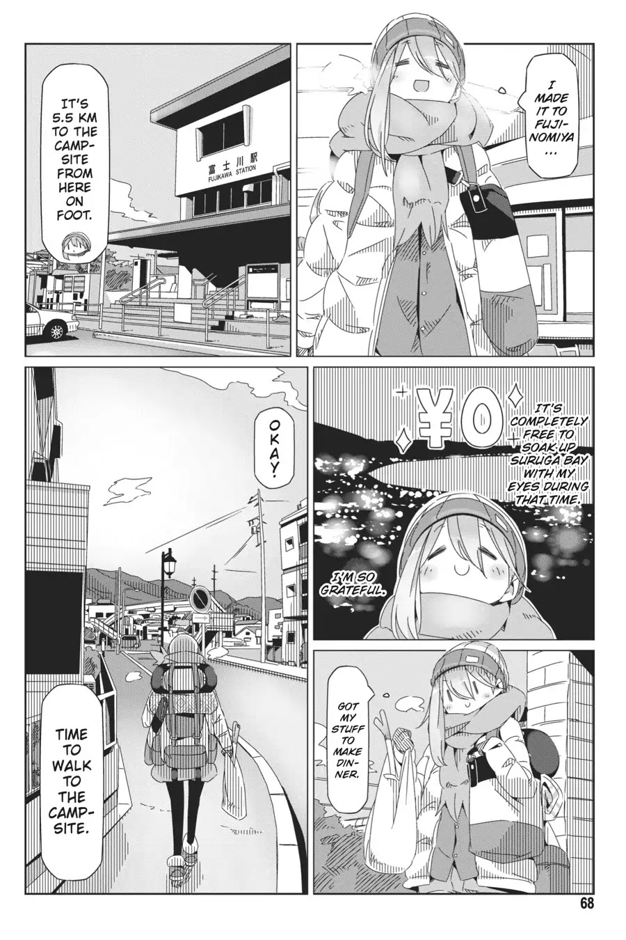 Yurucamp Chapter 37 page 14 - Chapter 37: The Cafe, shigure, and the Solo Journey