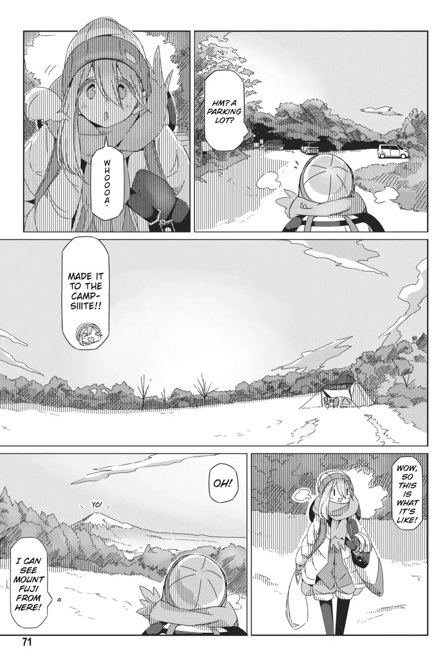 Yurucamp Chapter 37 page 17 - Chapter 37: The Cafe, shigure, and the Solo Journey