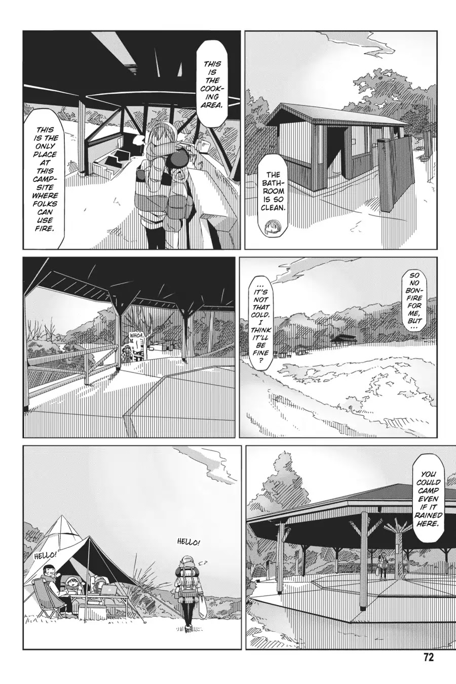 Yurucamp Chapter 37 page 18 - Chapter 37: The Cafe, shigure, and the Solo Journey