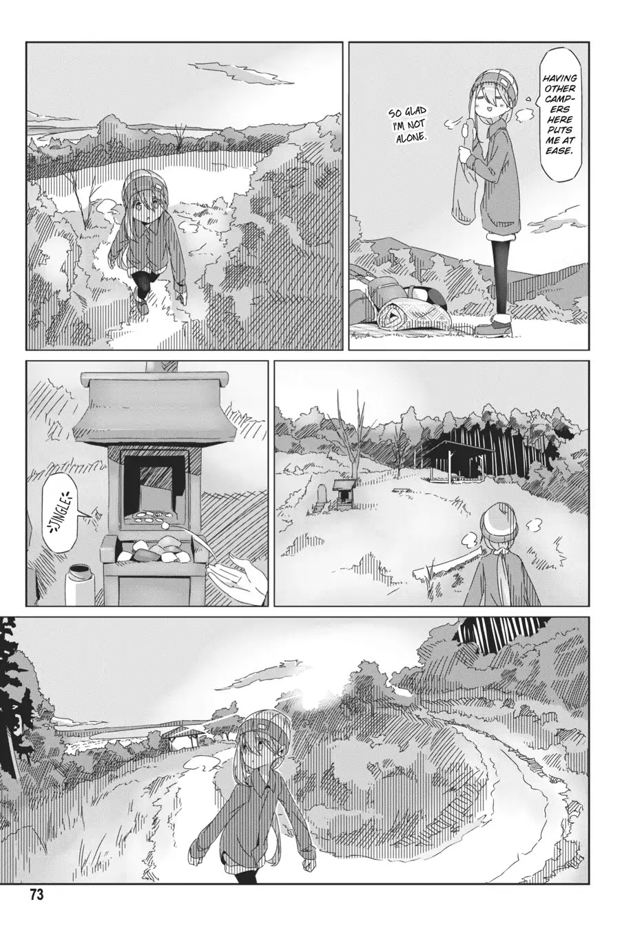 Yurucamp Chapter 37 page 19 - Chapter 37: The Cafe, shigure, and the Solo Journey