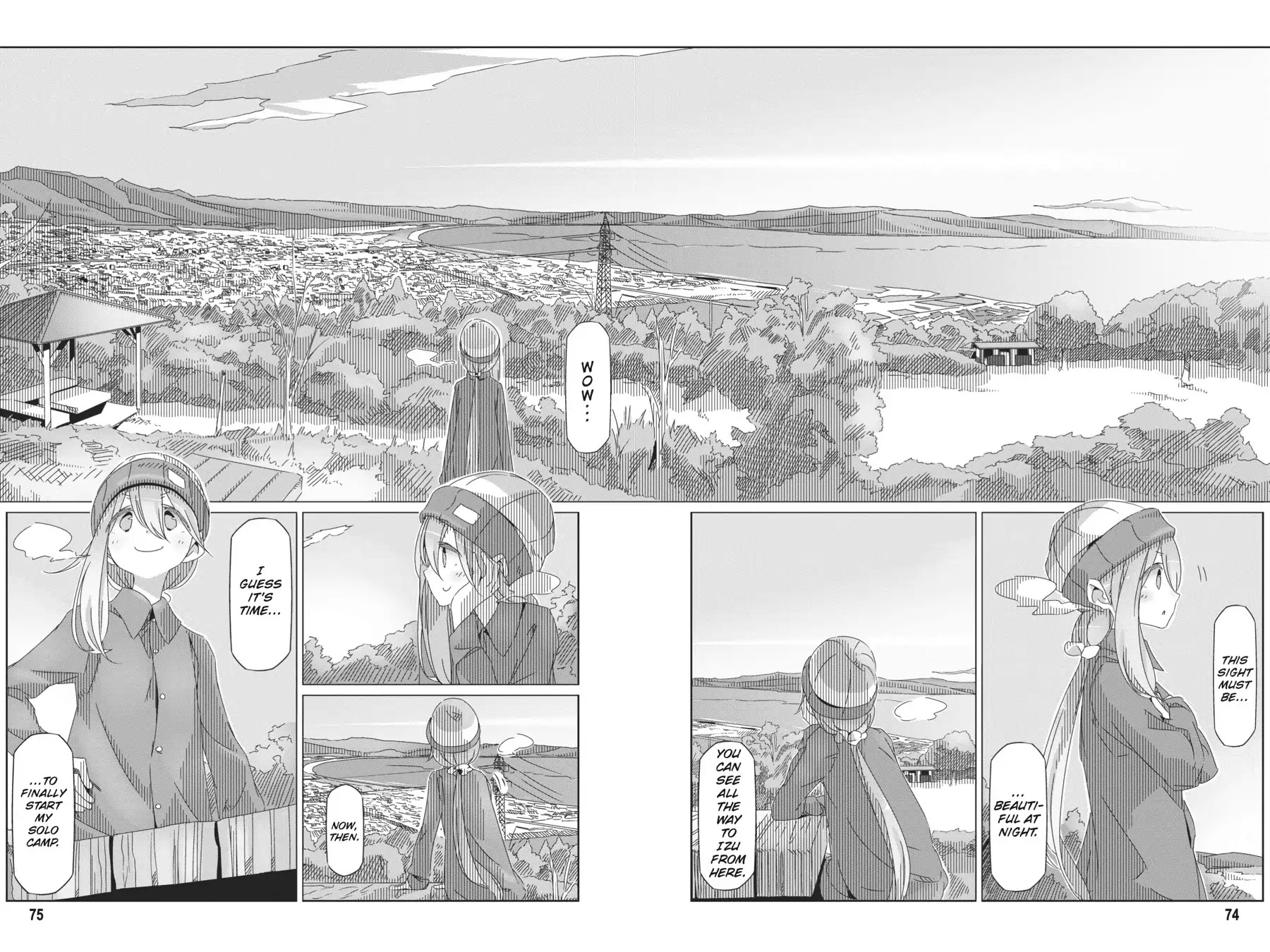 Yurucamp Chapter 37 page 20 - Chapter 37: The Cafe, shigure, and the Solo Journey