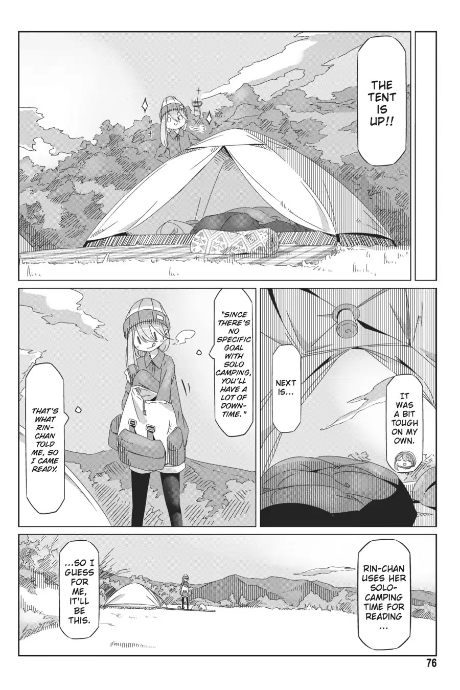 Yurucamp Chapter 37 page 21 - Chapter 37: The Cafe, shigure, and the Solo Journey