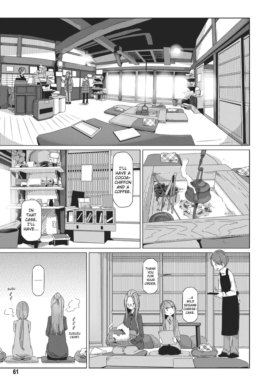 Yurucamp Chapter 37 page 7 - Chapter 37: The Cafe, shigure, and the Solo Journey