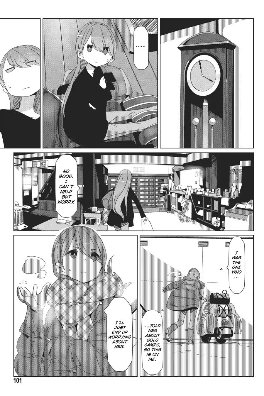 Yurucamp Chapter 38 page 21 - Chapter 38: Serene Lake