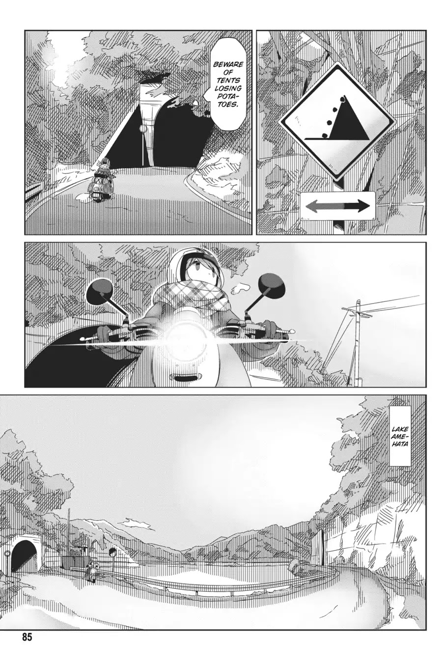 Yurucamp Chapter 38 page 5 - Chapter 38: Serene Lake
