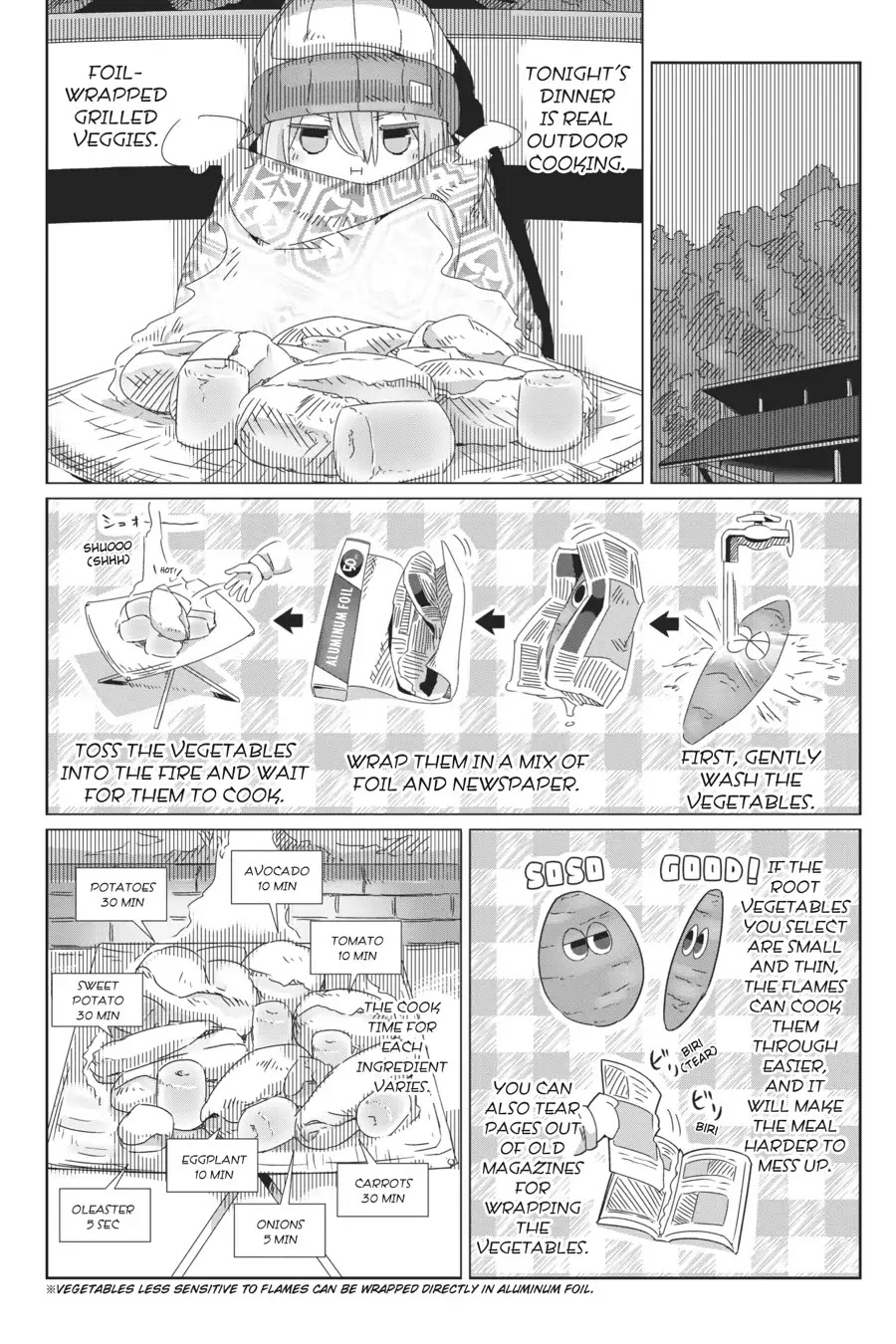 Yurucamp Chapter 39 page 1 - Chapter 39: Camping Alone