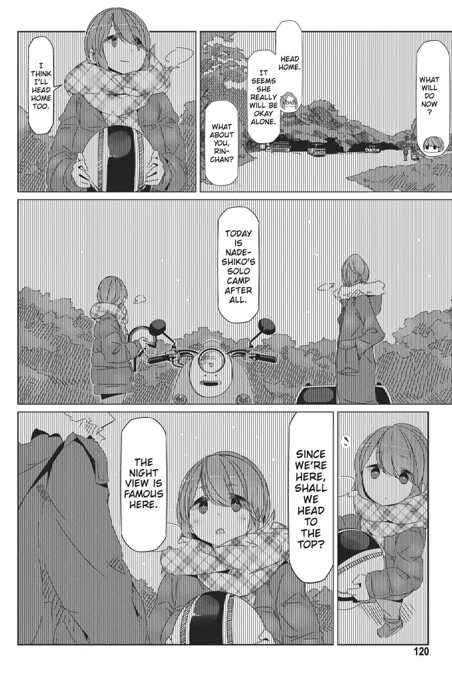 Yurucamp Chapter 39 page 14 - Chapter 39: Camping Alone