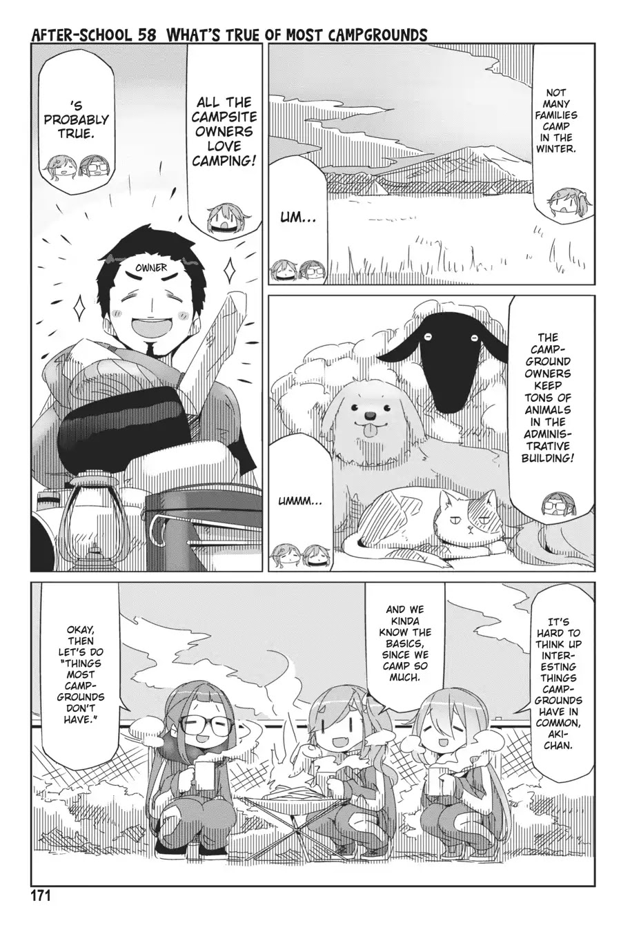 Yurucamp Chapter 40.5 page 13 - Vol.7 Side Stories Roon Camp