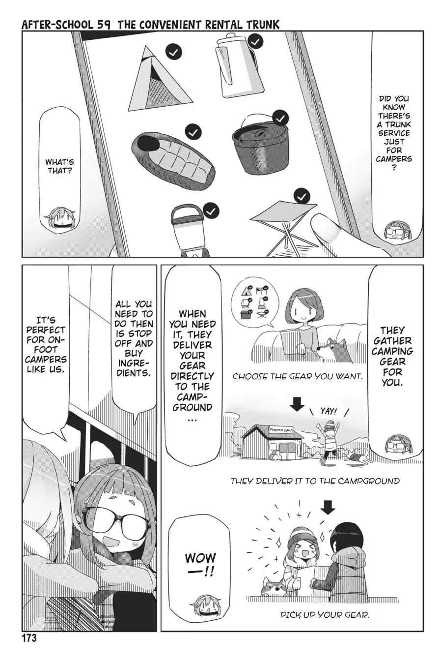 Yurucamp Chapter 40.5 page 15 - Vol.7 Side Stories Roon Camp