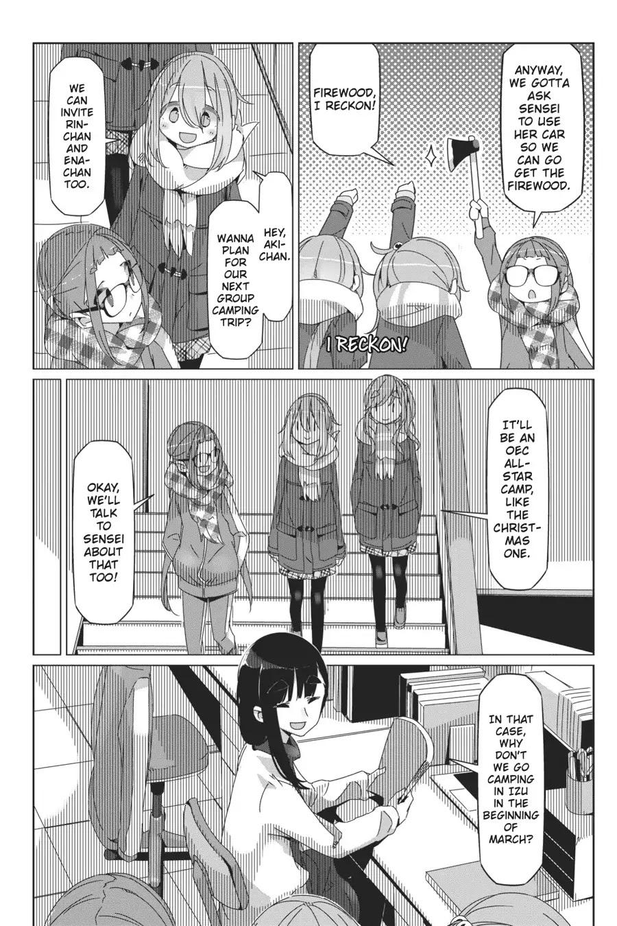 Yurucamp Chapter 40 page 7 - Chapter 40: The OEC's Izu Camp Plan