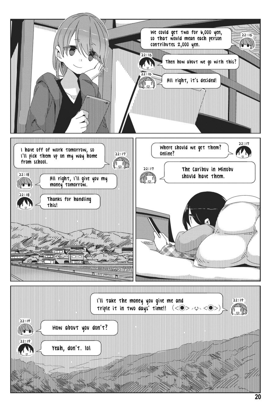 Yurucamp Chapter 41 page 21 - Chapter 41