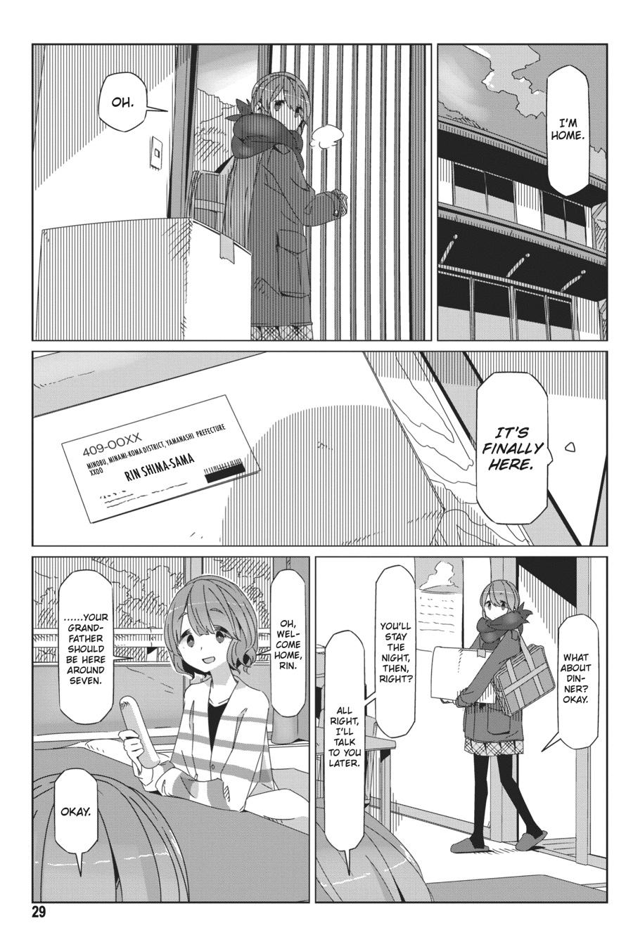 Yurucamp Chapter 42 page 1 - Chapter 42