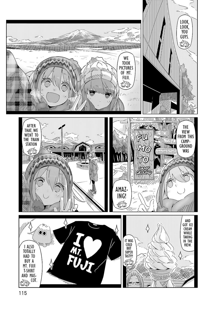 Yurucamp Chapter 5 page 1 - Chapter 5 : Camping Starts with Gathering Gear