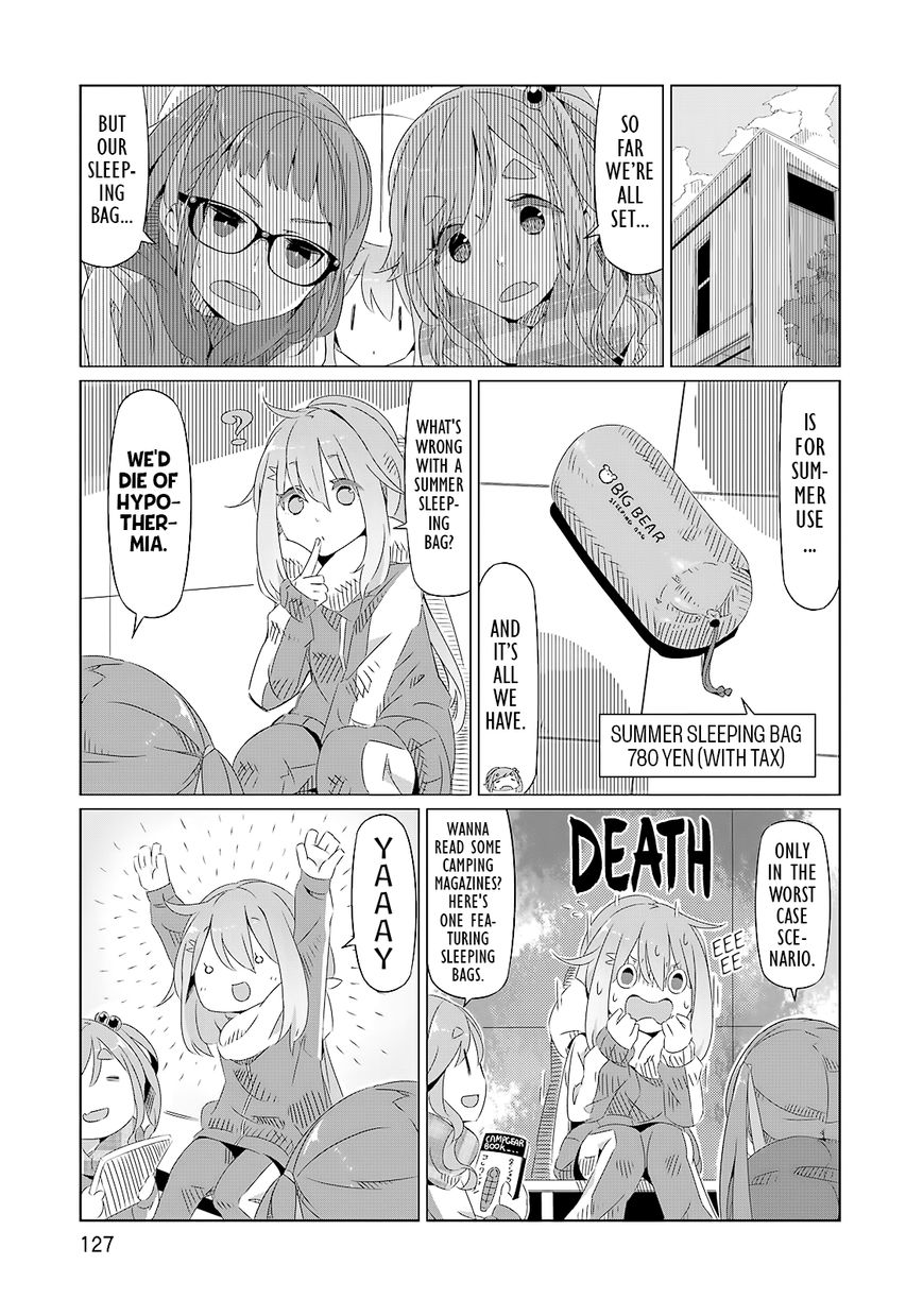 Yurucamp Chapter 5 page 13 - Chapter 5 : Camping Starts with Gathering Gear