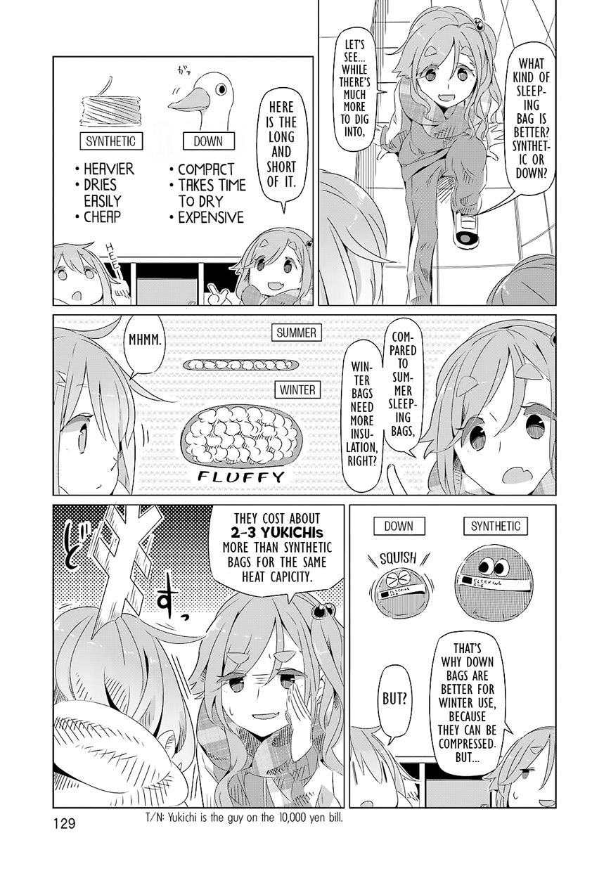 Yurucamp Chapter 5 page 15 - Chapter 5 : Camping Starts with Gathering Gear