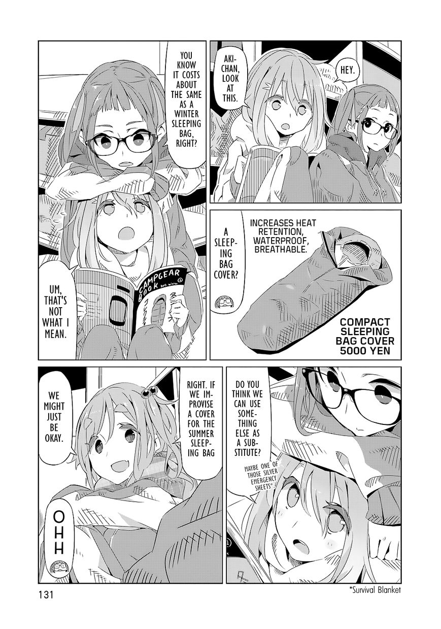Yurucamp Chapter 5 page 17 - Chapter 5 : Camping Starts with Gathering Gear