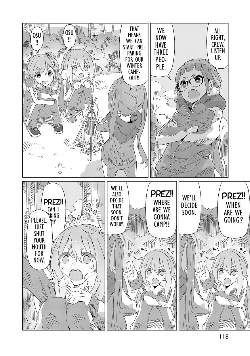 Yurucamp Chapter 5 page 4 - Chapter 5 : Camping Starts with Gathering Gear