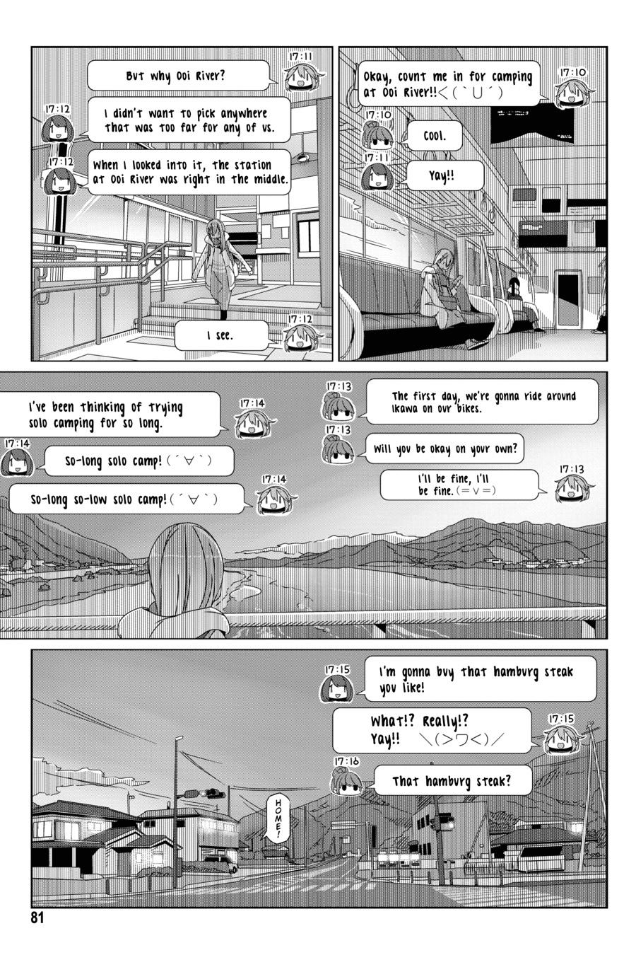 Yurucamp Chapter 56 page 1 - Chapter 56