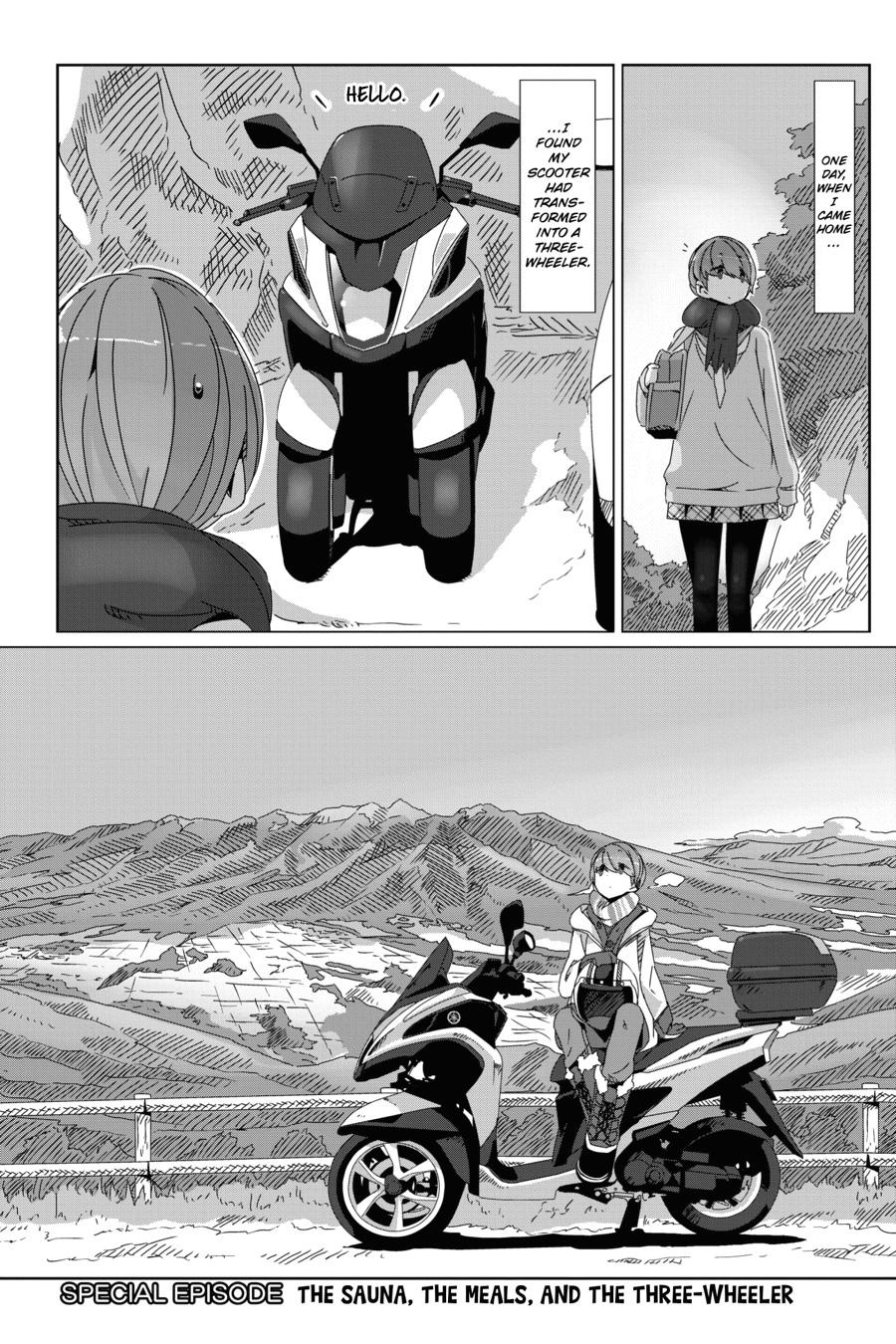 Yurucamp Chapter 57.5 page 1 - Chapter 57.5